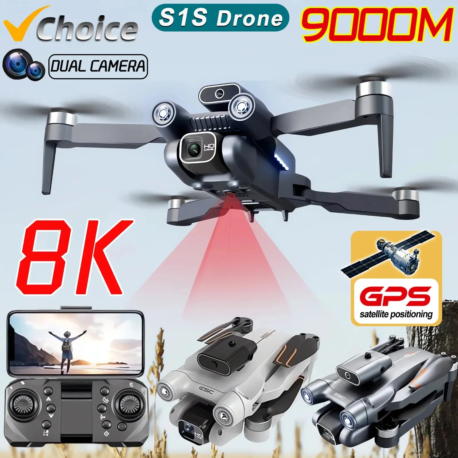 Drone Gps Mount - Neue s1s 5g gps drohnen kamera