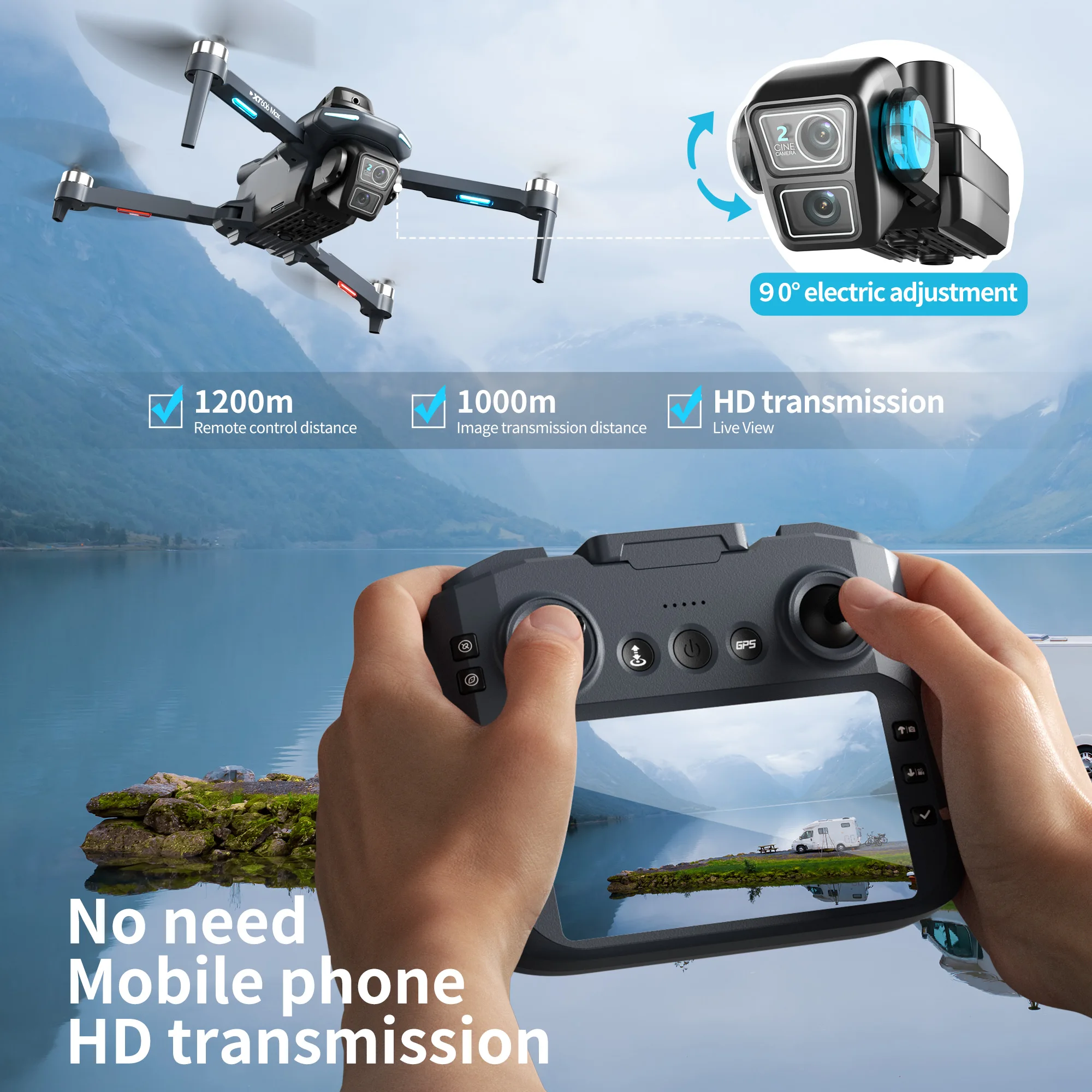 Lenovo XT606 Drohne Profession – Drone Gps Mount Bewertung und Preis