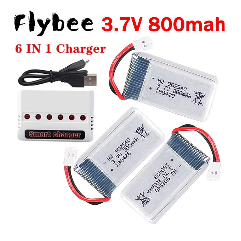 MEW 800mAh 3,7V Lipo-Akku + 6- – Drone Charger Bewertung und Preis