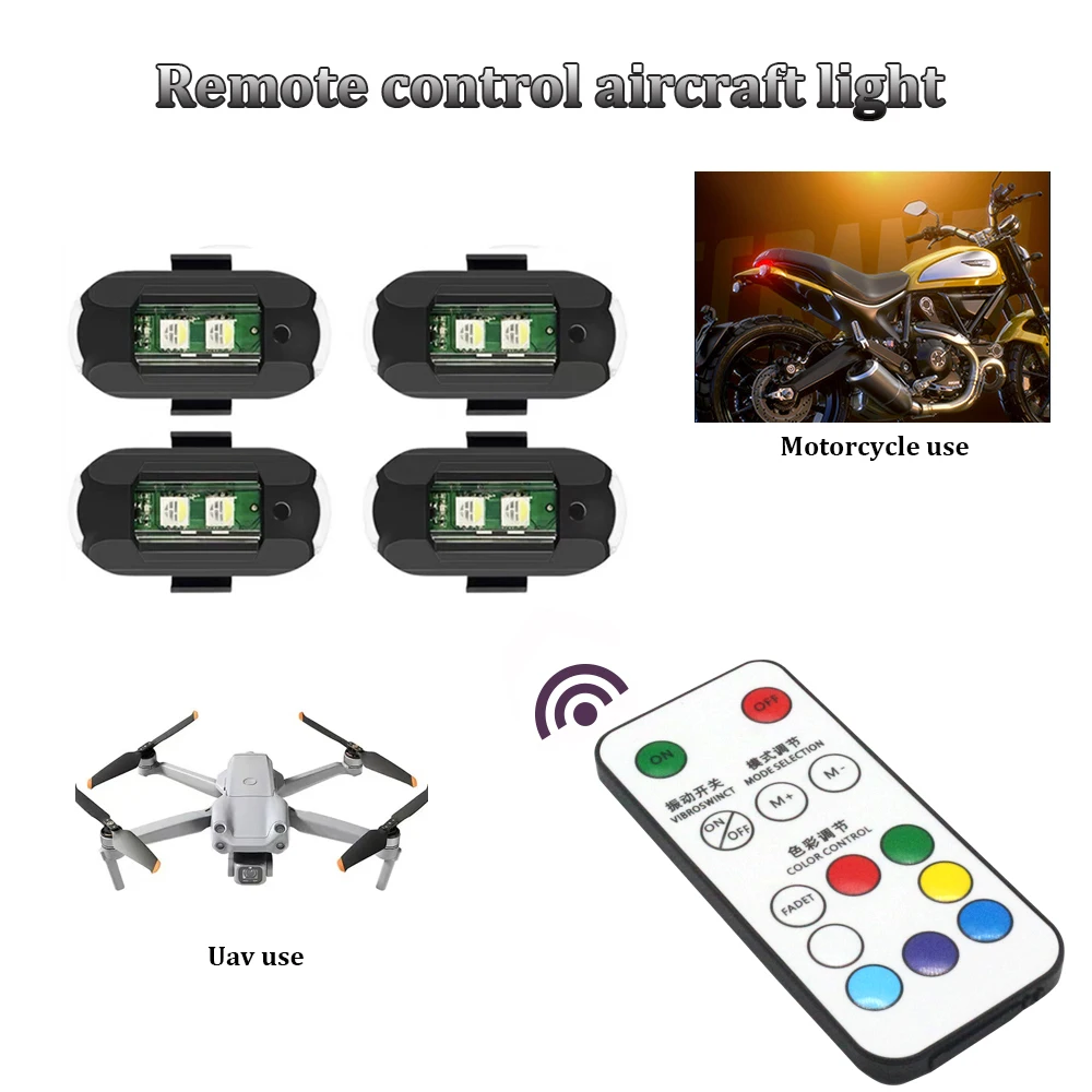 1 Stück Fernbedienung LED RGB  – Drone Led Light Bewertung und Preis