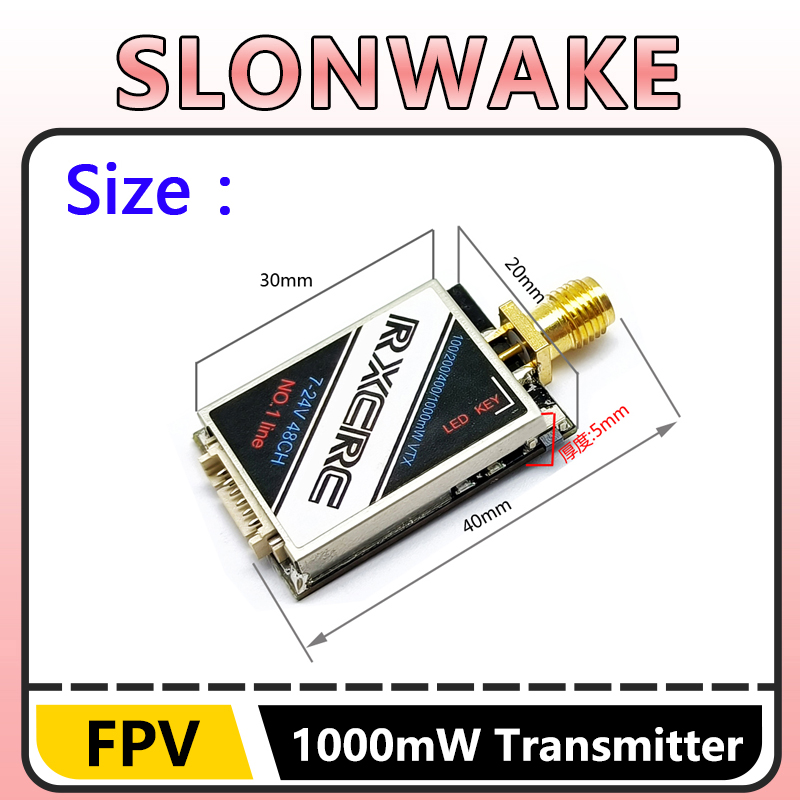SLONWAKE 5.8G 48CH 1W VTX 100/ – Drone Frame Bewertung und Preis