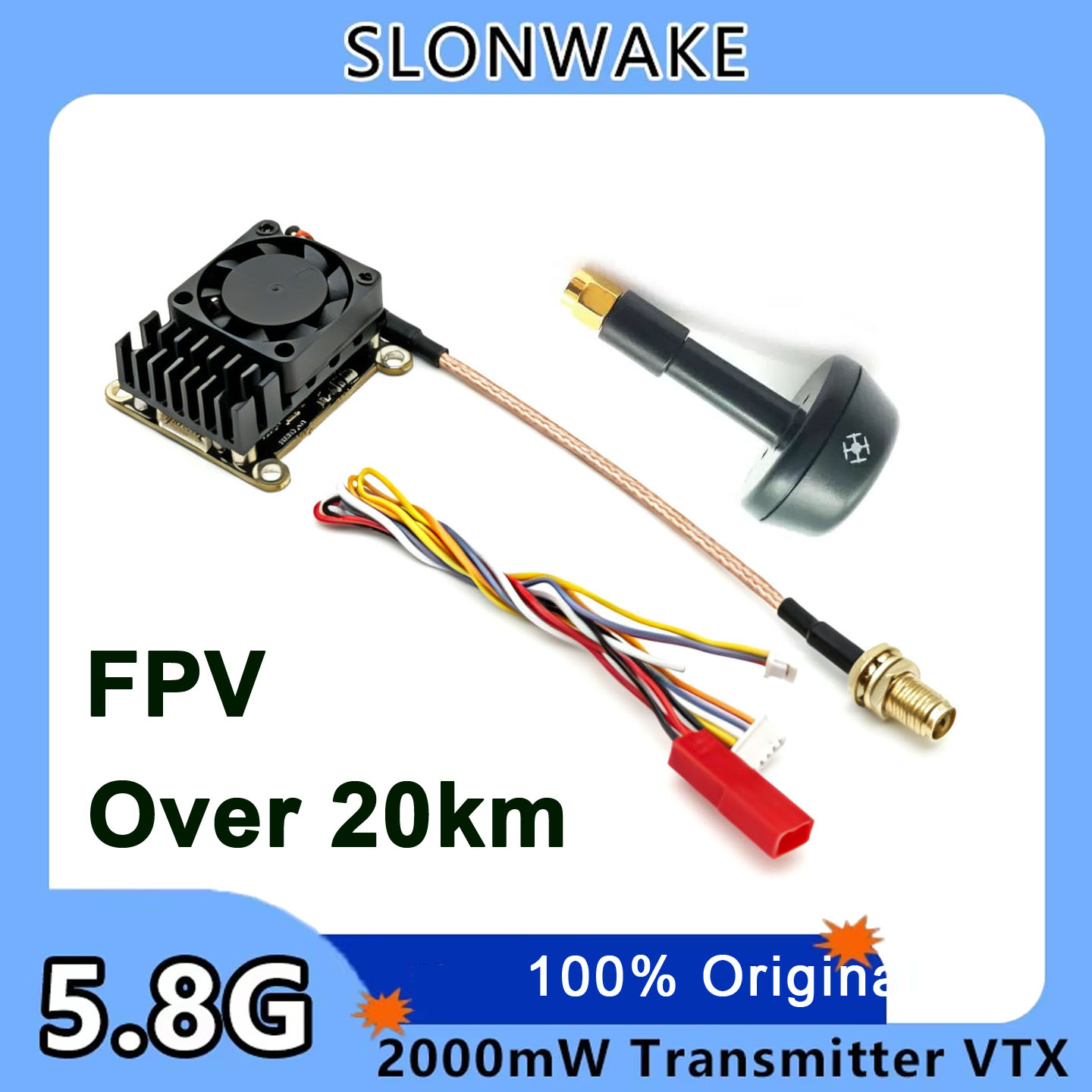 Neues Upgrade: 5,8 GHz 2W eins – Drone Receiver Bewertung und Preis