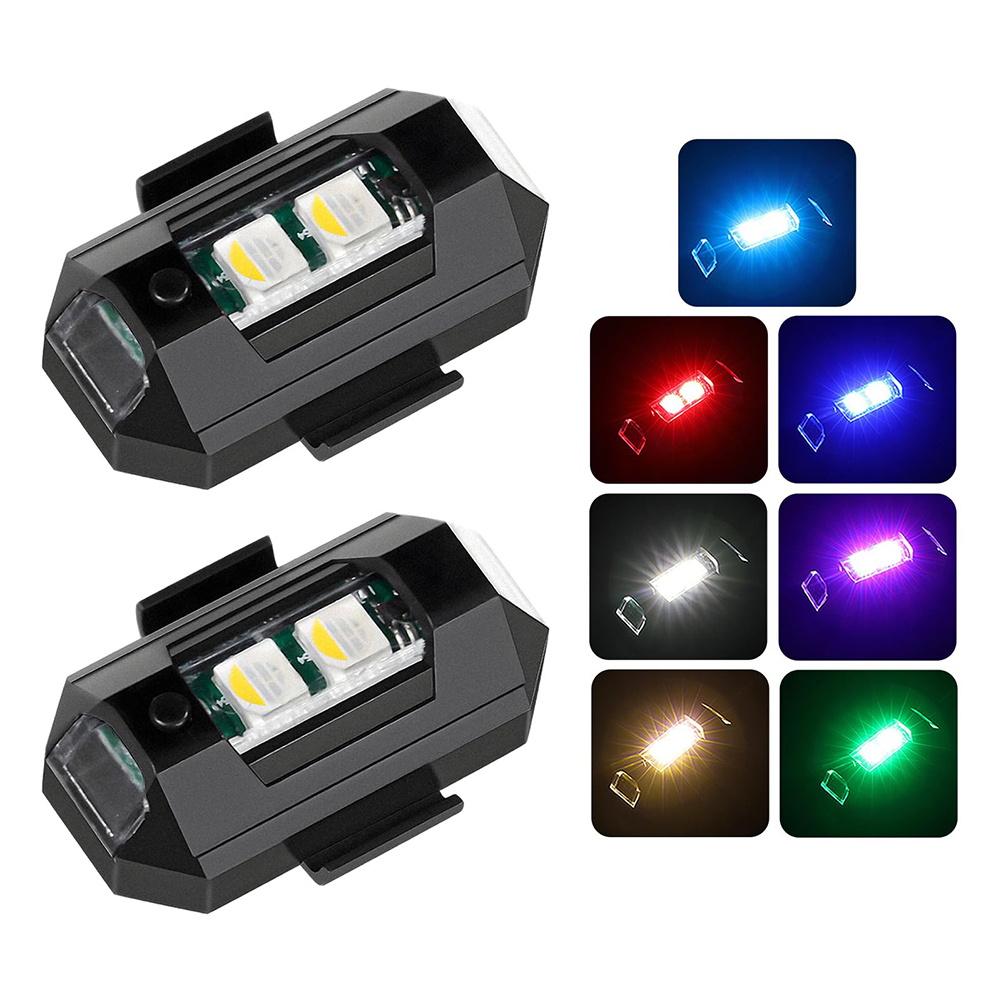 2 Stück Mini-LED-Blitzlichter, – Drone Led Light Bewertung und Preis